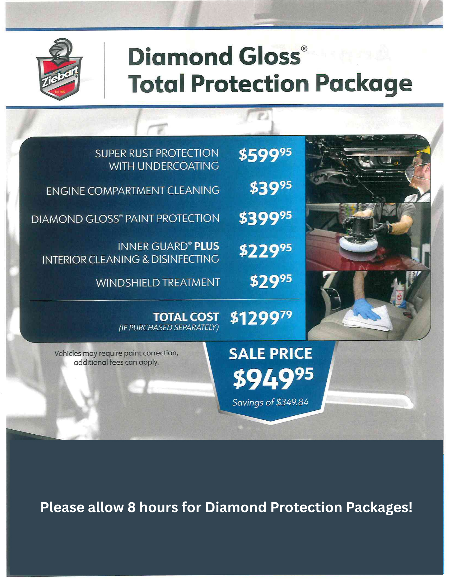 Diamond Gloss Total Protection Package